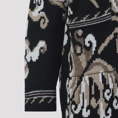Etro Wool Cardigan Sweater For Women In Multi
