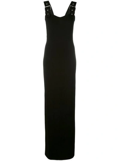 Shop Givenchy Buckled Maxi Dress