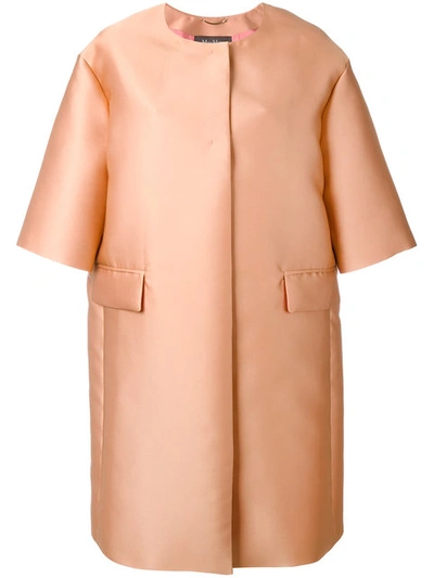 Max Mara Satin Svelto Coat - Pink & Purple