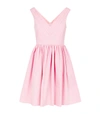 RED VALENTINO V-Neck Cotton Dress