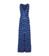 Alice And Olivia Faustina Front Slit Maxi Dress