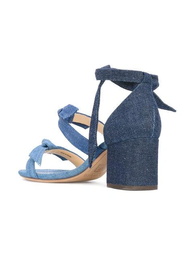 Shop Alexandre Birman - Tied Strappy Sandals  In Blue