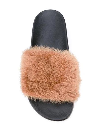 Shop Givenchy Mink Band Slides