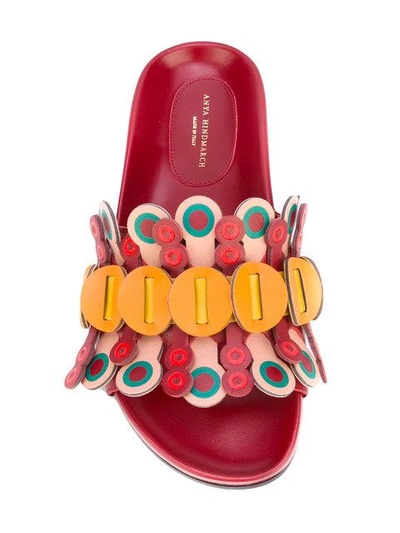 Shop Anya Hindmarch Flip Slide Sandals