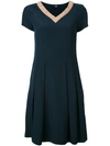 PS BY PAUL SMITH v-neck flared dress,DRYCLEANONLY
