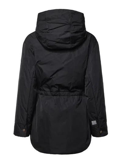 Max Mara The Cube Reversible Padded Parka In Black