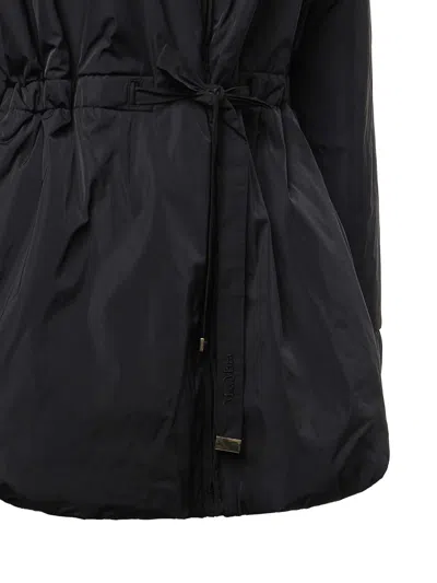 Max Mara The Cube Reversible Padded Parka In Black