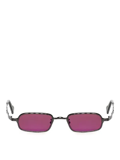Kuboraum Rectangular Sunglasses In Purple