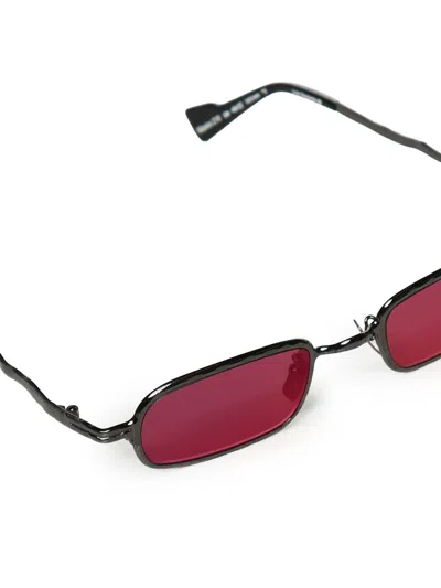 Kuboraum Rectangular Sunglasses In Purple
