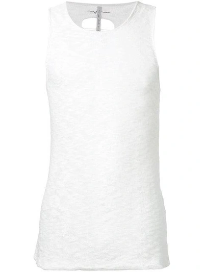 Shop First Aid To The Injured Fascia Tank Top - White