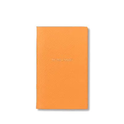 Smythson 2026-2027 Panama Weekly Diary With Pocket In Orange | ModeSens