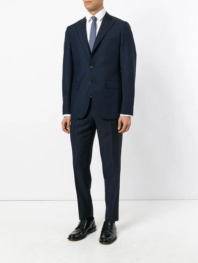 Shop Boglioli Two-piece Suit - Blue