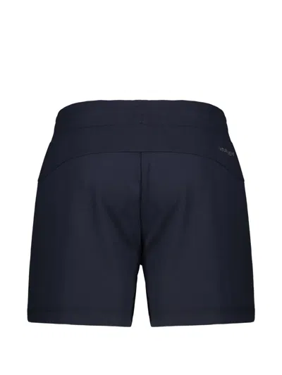 Ea7 Logo-print Elasticated Shorts In Blue