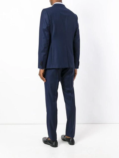 Shop Gucci Two-piece Suit In Blue