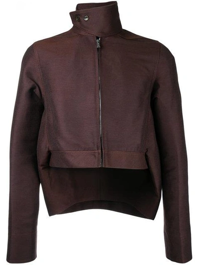 Rick Owens Cropped High In Brown