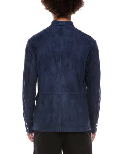 Eleventy Suede Shirt Jacket In Multi | ModeSens
