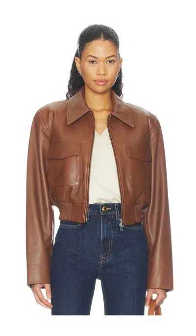 Lamarque Perry Jacket In Brown