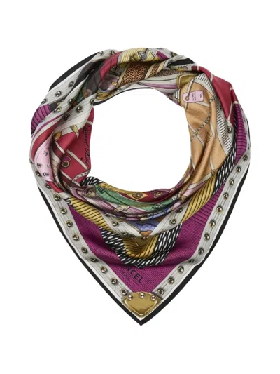 Lancel Patterned Scarf In Multi