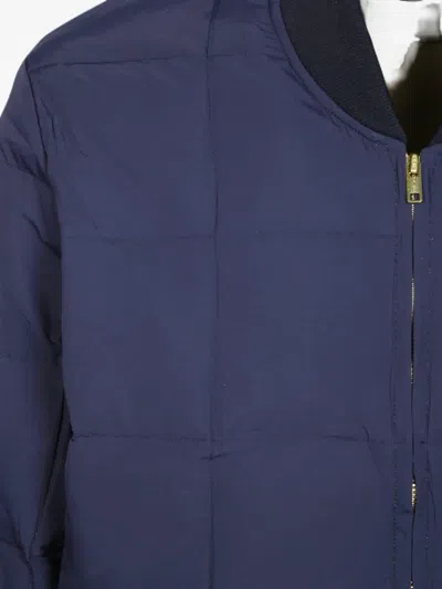 Chesapeake's Quilted Bomber Jacket In Blue