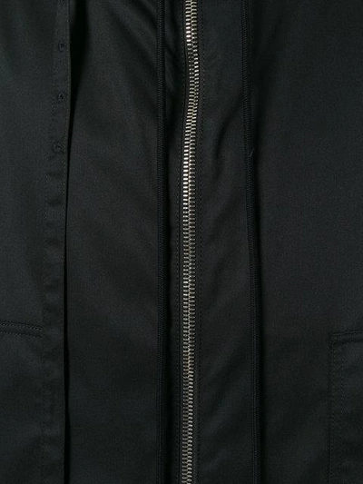 Shop Raf Simons Printed Tulip Jacket - Black
