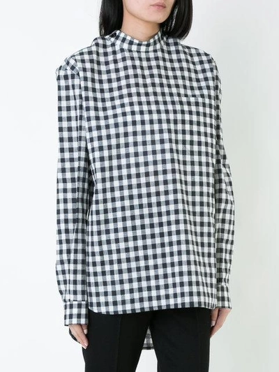 Shop Heikki Salonen Limited Edition Checked Shirt - Black