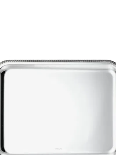 Christofle Malmaison Rectangular Tray In Silver