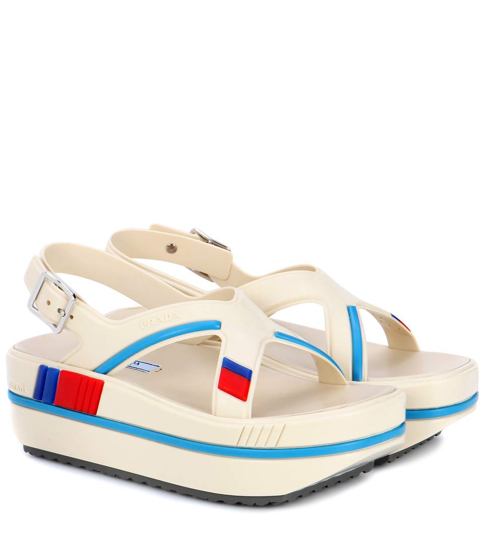 prada rubber sandals