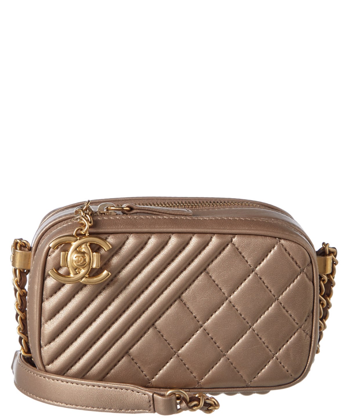 chanel camera bag beige