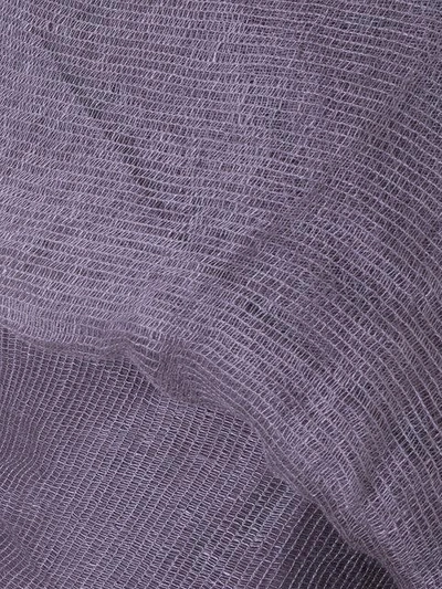 Rick Owens Garland Wrap Top In Purple