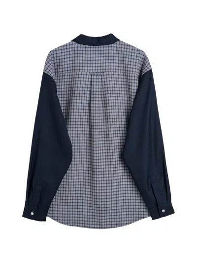Danner Split Checked Shirt In Multi