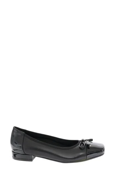 David Tate Alpha Square Toe Flat In Multi