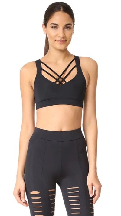 Cushnie Et Ochs Gaia Crisscross Bra Top In Black