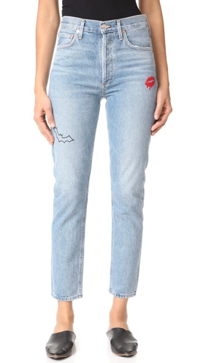 Agolde Jamie High Rise Classic Jeans In The End