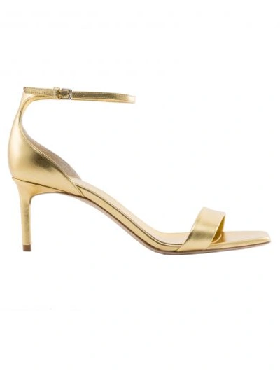Shop Saint Laurent Amber Sandals In Gold