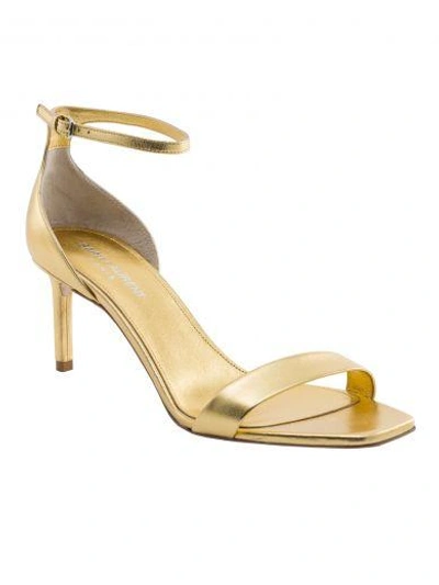 Shop Saint Laurent Amber Sandals In Gold