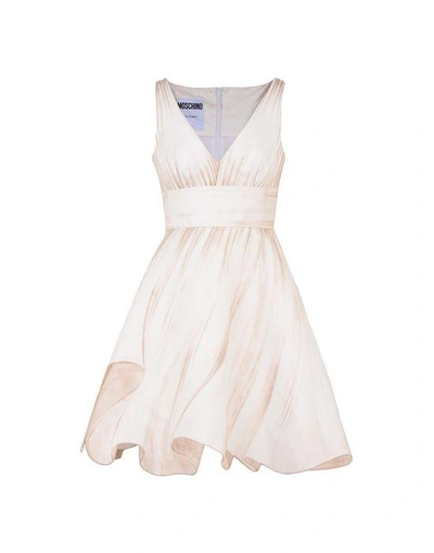 Shop Moschino Short Dresses - Item 34742897 In Beige