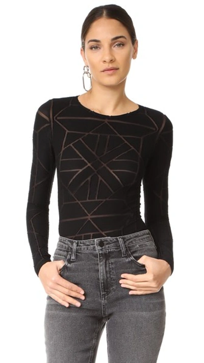 Shop Gareth Pugh Long Sleeve T-shirt In Black