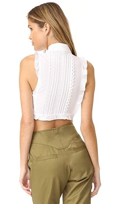 Shop Marissa Webb Marcy Dickie Top In White