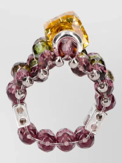 Needles Glass Ring In Multi