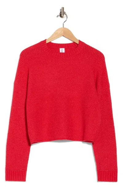 Abound Cozy Crew Pullover Sweater In Red