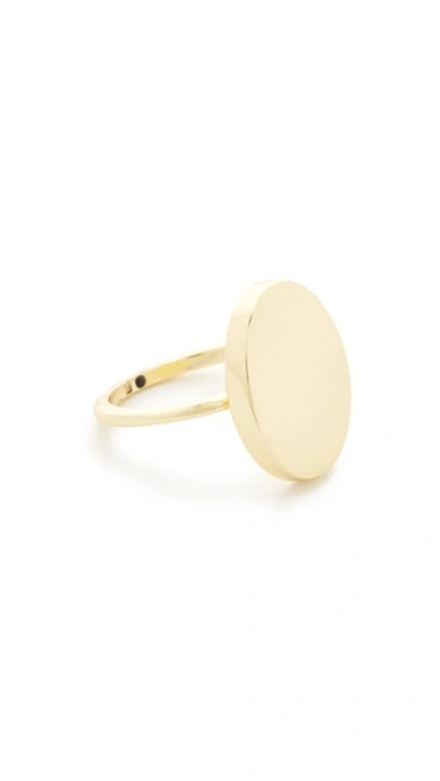 Madewell Classic Ring In Shiny Brass