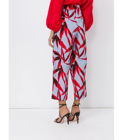 Shop Marni Multicolor 'swash' Print Trouser