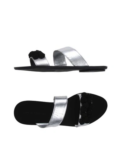 Loeffler Randall Sandals In Silver