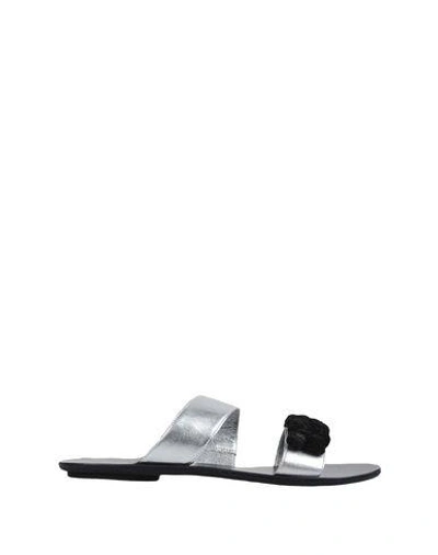Shop Loeffler Randall Sandals In Silver