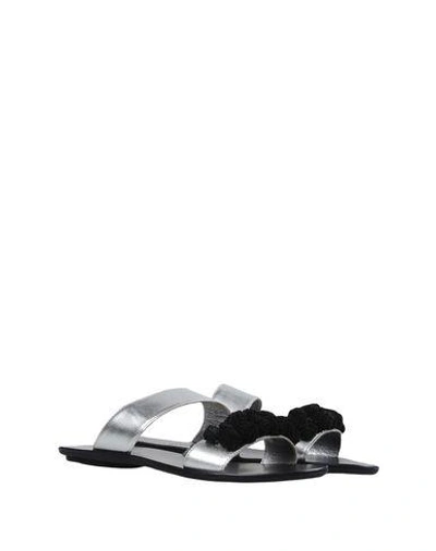 Shop Loeffler Randall Sandals In Silver