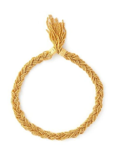 Shop Aurelie Bidermann 'miki Dora' Necklace In Metallic