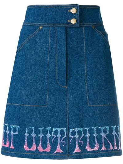 Olympia Le-tan Griffen Skirt