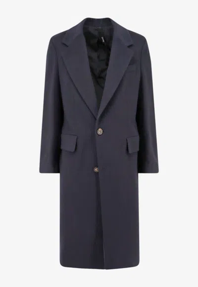 Hevo Trinitapoli Single-breasted Coat In Animal Print