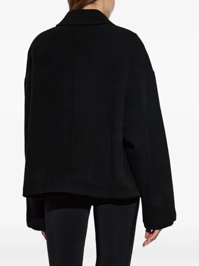 Iro Ampstack Asymmetric-zip Jacket In Black
