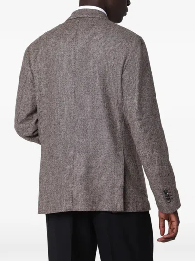 DOUBLE-BREASTED TWEED JACKET